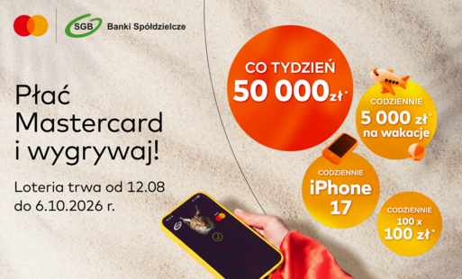Zdjęcie do Ruszyła loteria Mastercard. Płać i wygrywaj atrakcyjne nagrody!