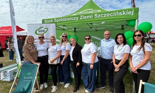 Zdjęcie do Bank Sp&oacute;łdzielczy Ziemi Szczecińskiej na Targarch Rolnych w Barzkowicach!