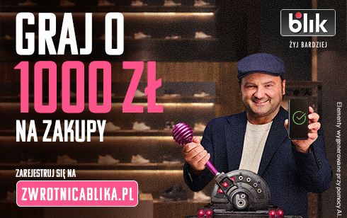 Zdjęcie do Uruchom Zwrotnicę BLIKA i graj o 1000 zł na zakupy!